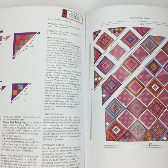 Kaffe Fassett's Quilts In The Sun Quilting Book Full Color Patterns Photographs - Picture 8 of 12